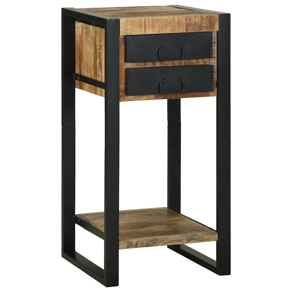 vidaXL Крайна масичка Кафяво 40 x 40 x 80 cm Солидно мангово дърво