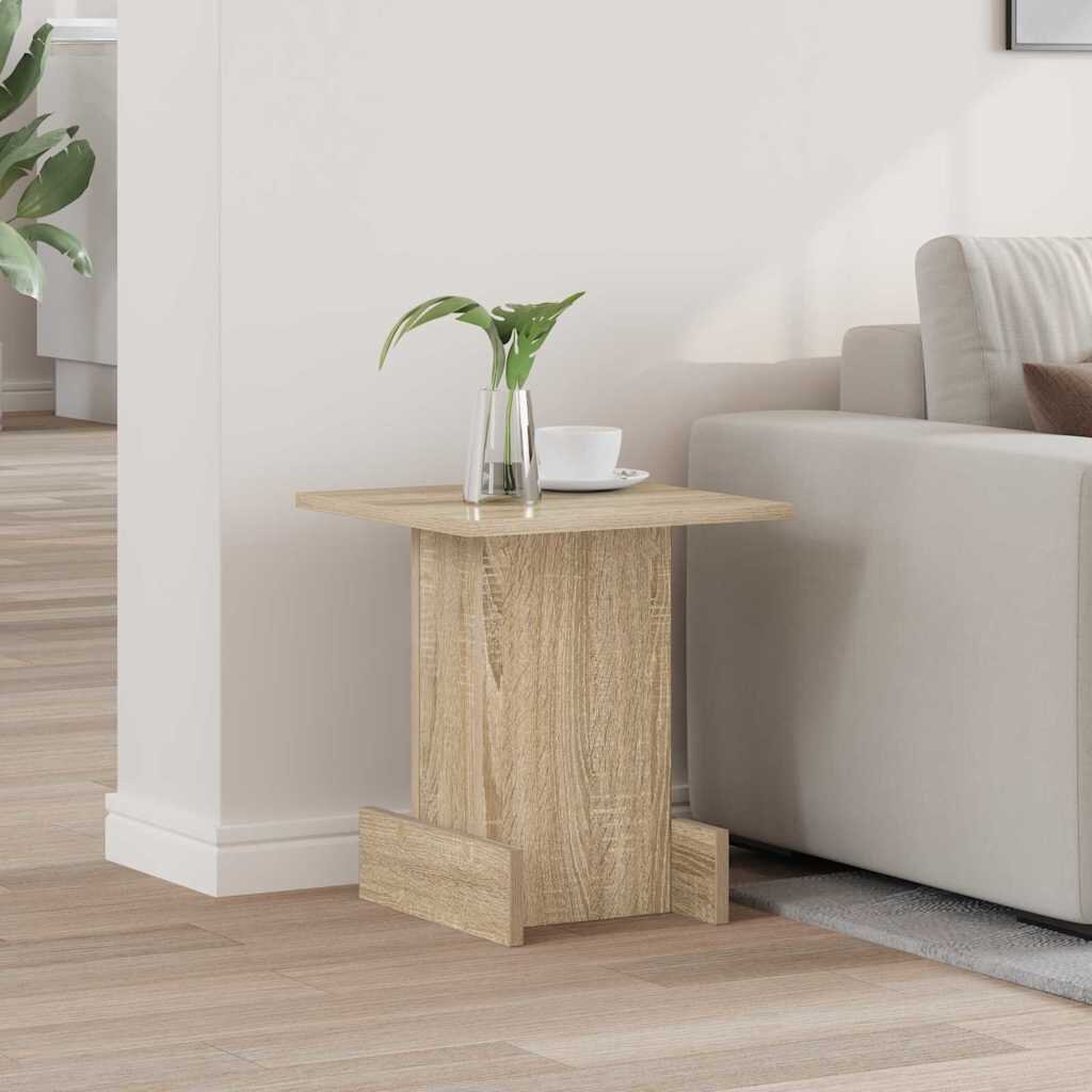 vidaXL Крайна масичка Сонома дъб 355 x 35 x 40 см Инженерна дървесина
