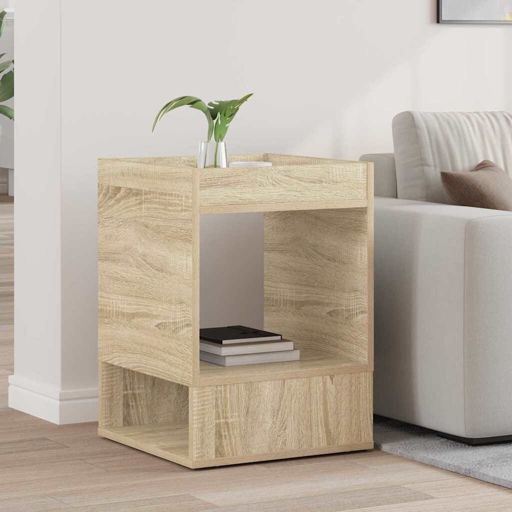 vidaXL Крайна масичка Сонома дъб 40 x 40 x 56 см Инженерна дървесина
