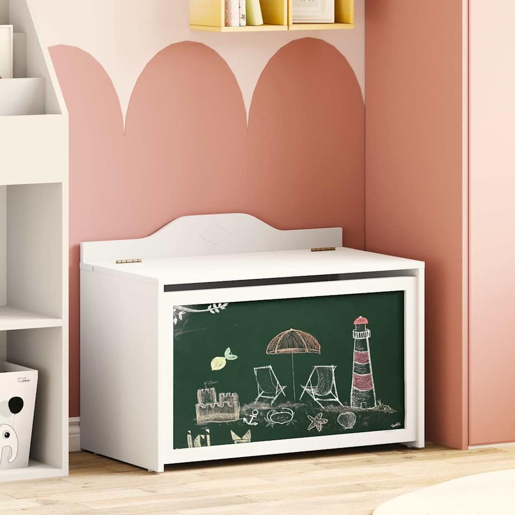 vidaXL Креативно съхранение за деца ROROS Бяло 73 x 40 x 55 см