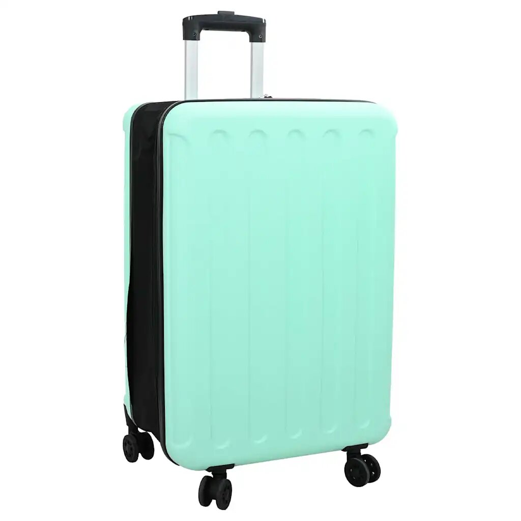 vidaXL Куфар с заключване Ментово зелен 43 x 27 x 66 см ABS пластмаса