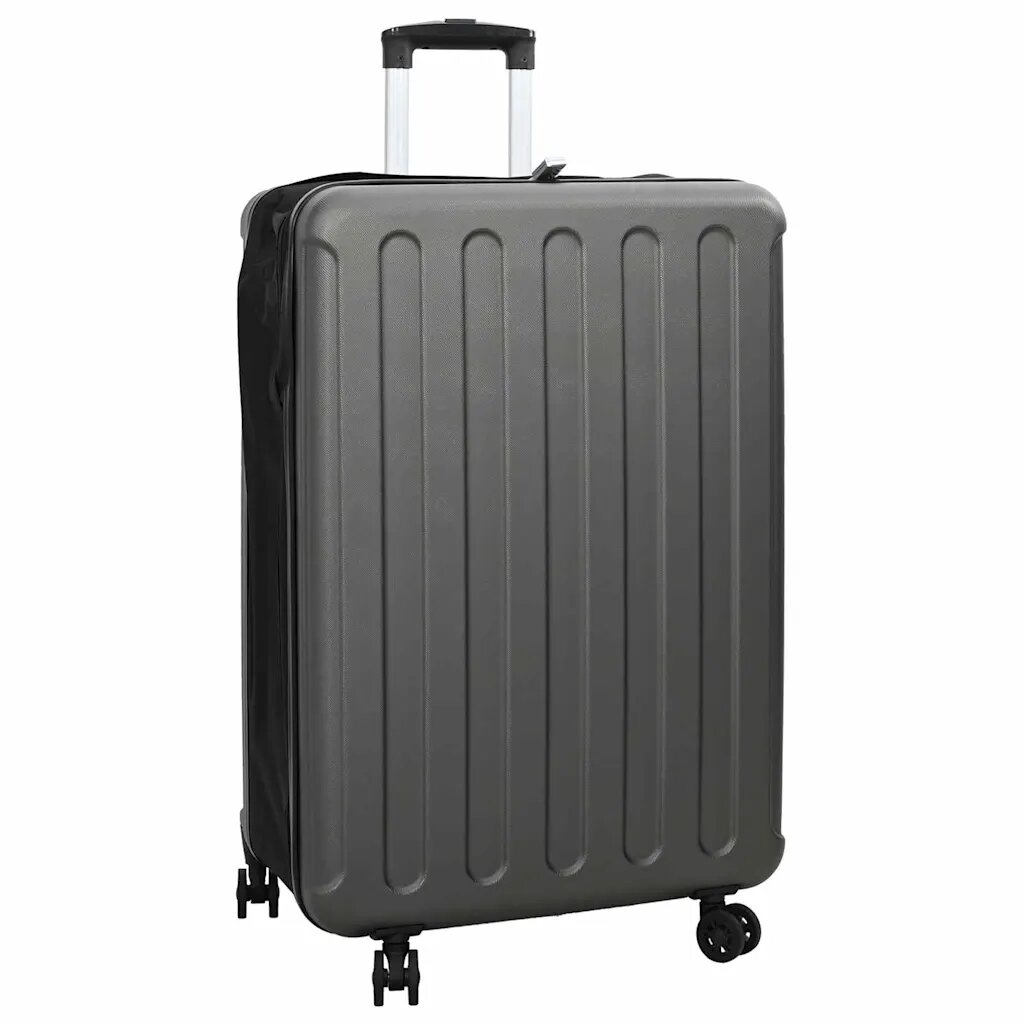 vidaXL Куфар с заключване Тъмносив 50 x 30 x 76 см ABS пластмаса
