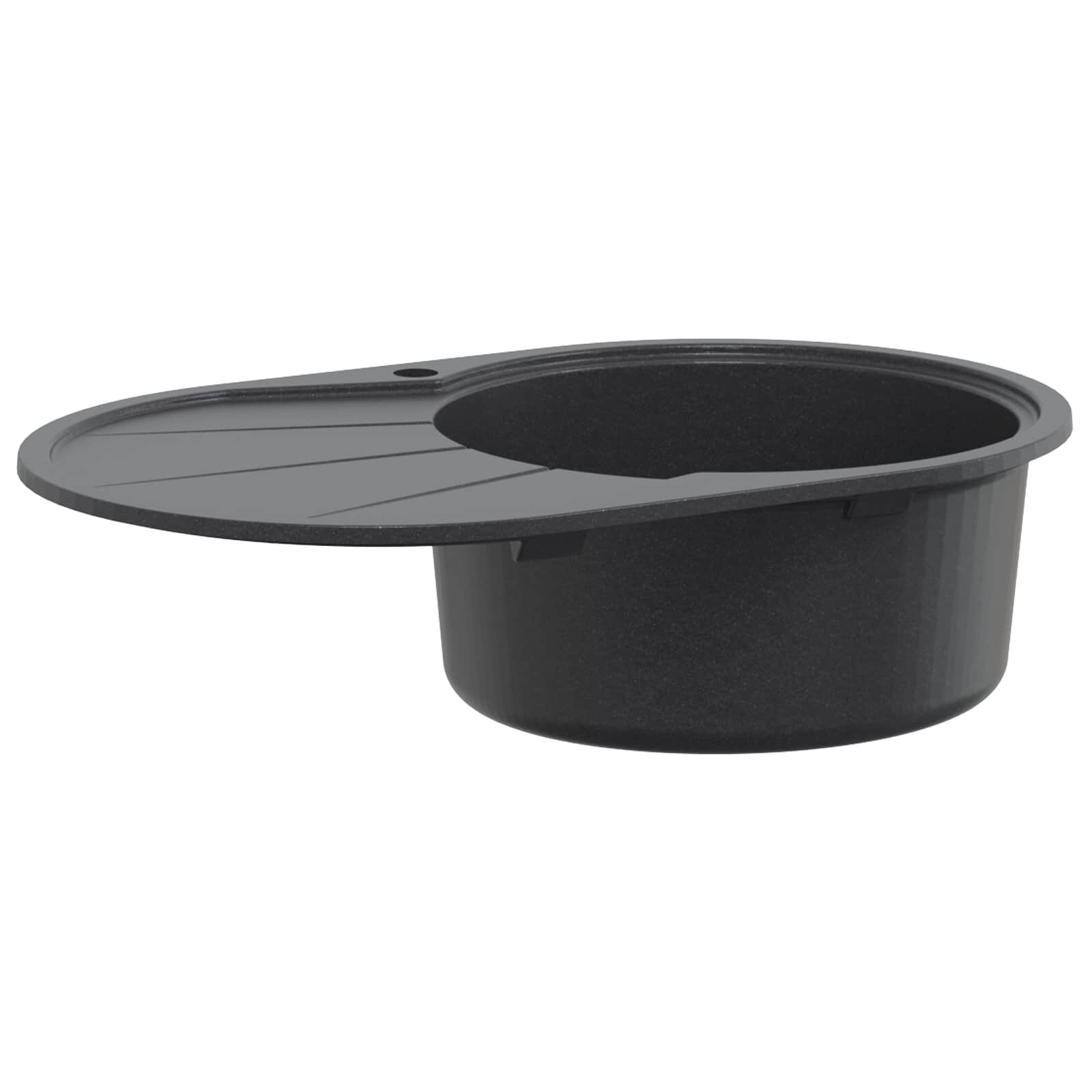 vidaXL Кухненска мивка с единично корито Гранит 77 x 49 x 205 см