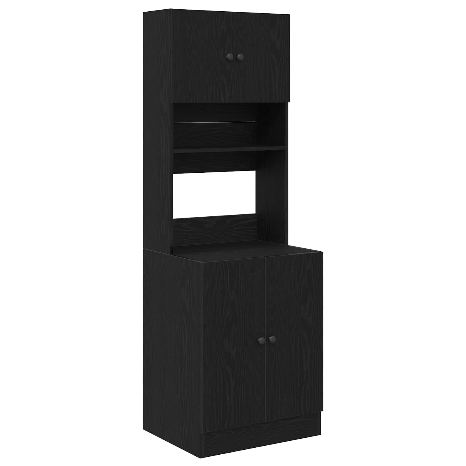 vidaXL Кухненски сървър Черния дъб 60 x 50 x 180 см