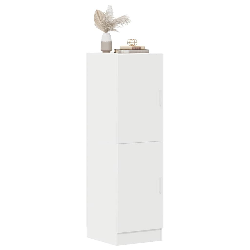 vidaXL Кухненски шкаф бял 38x415x1315 см инженерно дърво