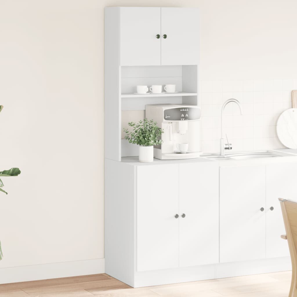vidaXL Кухненски шкаф бял 60x50x180 см инженерно дърво