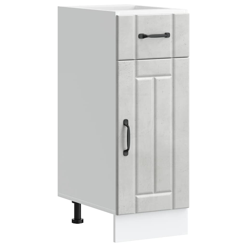 vidaXL Кухненски шкаф Lucca бетонно сив инженерно дърво