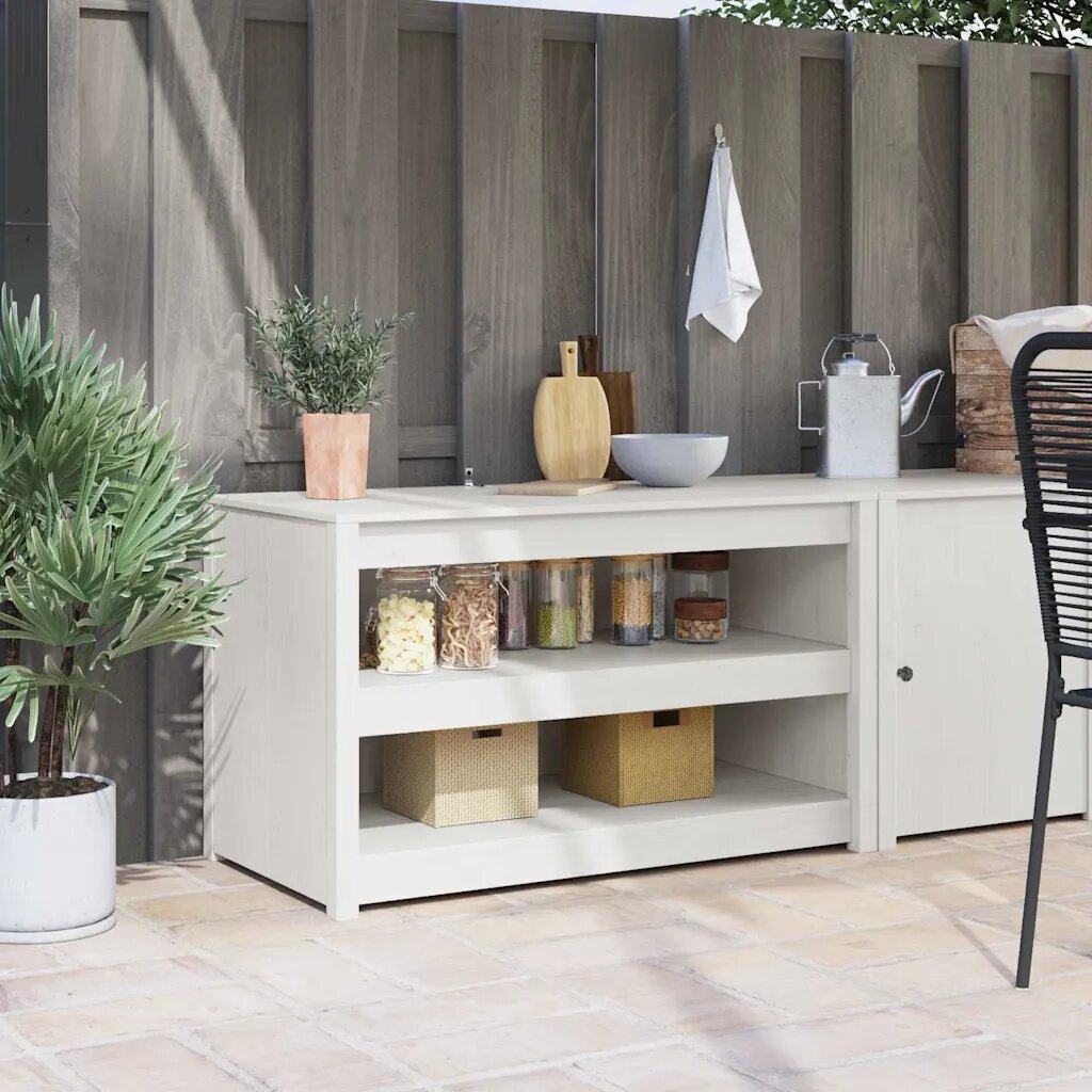 vidaXL Кухненски шкаф MEPPEL Бяло 106 x 55 x 64 cm