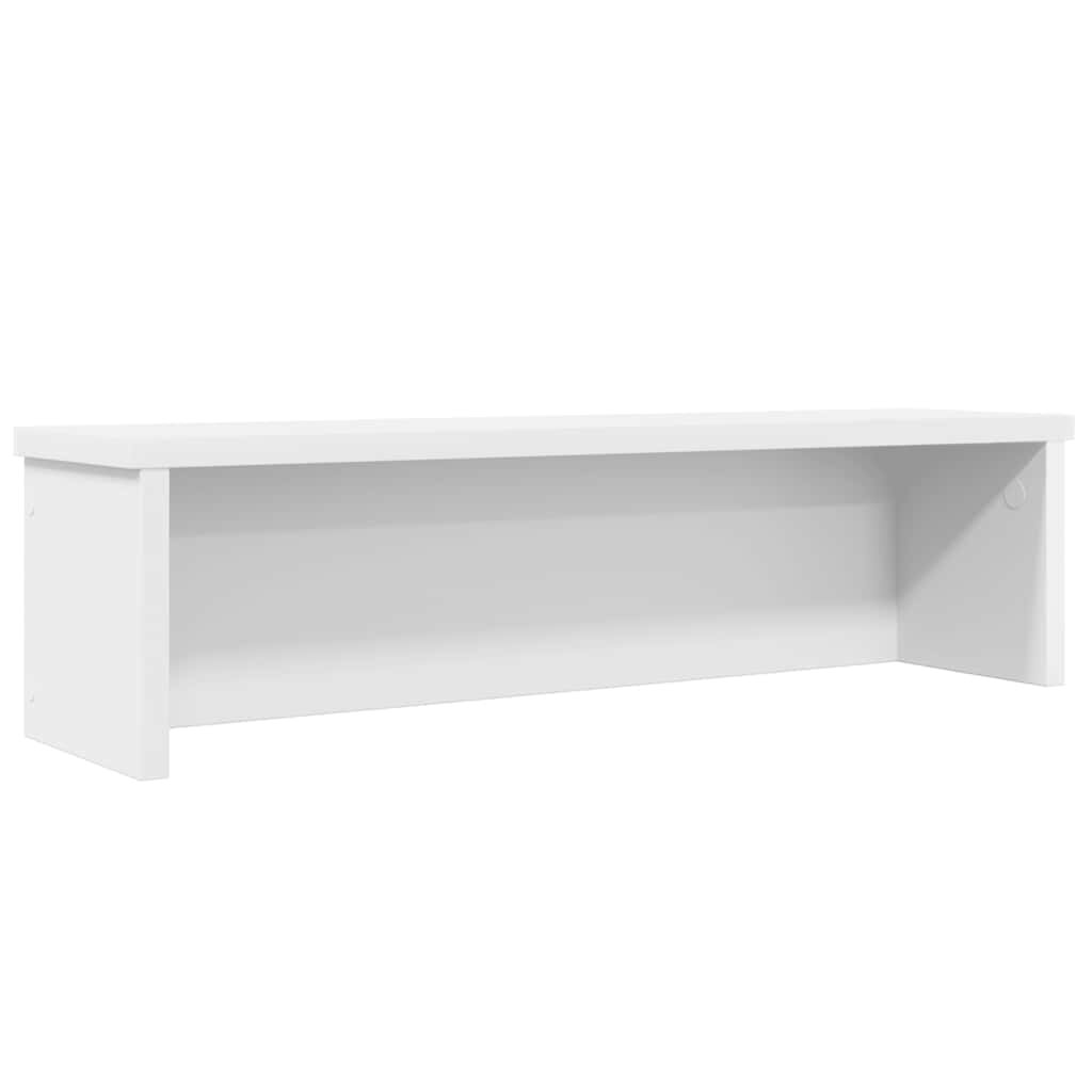 vidaXL Кухненски стелаж с възможност за подреждане в бяло 60x15x16 cm