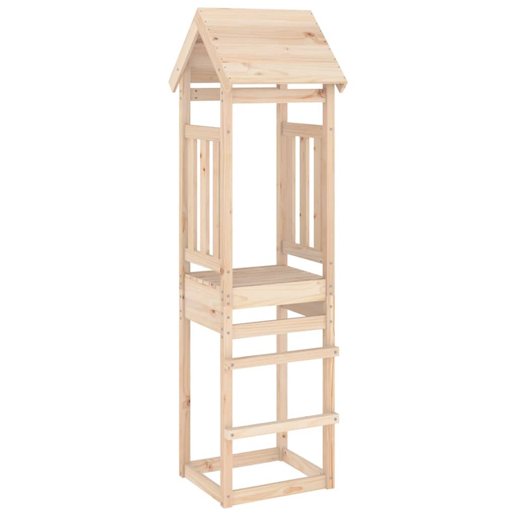 vidaXL Кула за игра 525x465x2065 см масивна борова дървесина