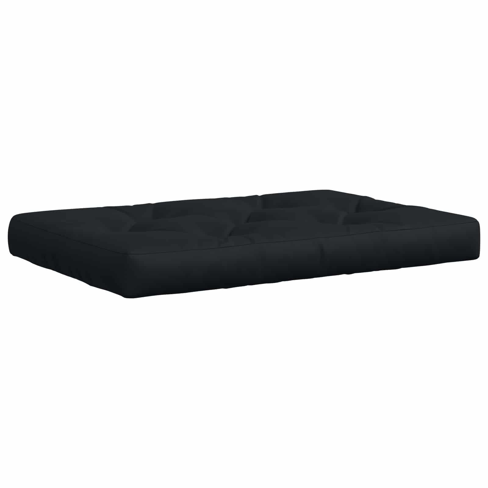 vidaXL Кушон за палет VIANEN 100% полиестер Тъмен син 120 x 80 x 12 cm