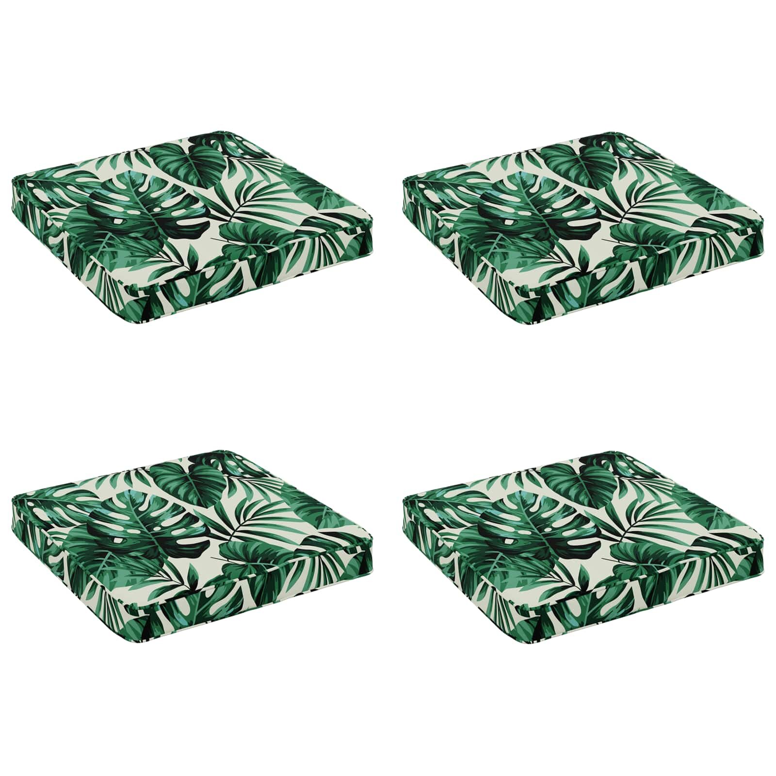 vidaXL Кушони за сядане 4 броя VUGHT 4 pcs 100% полиестер