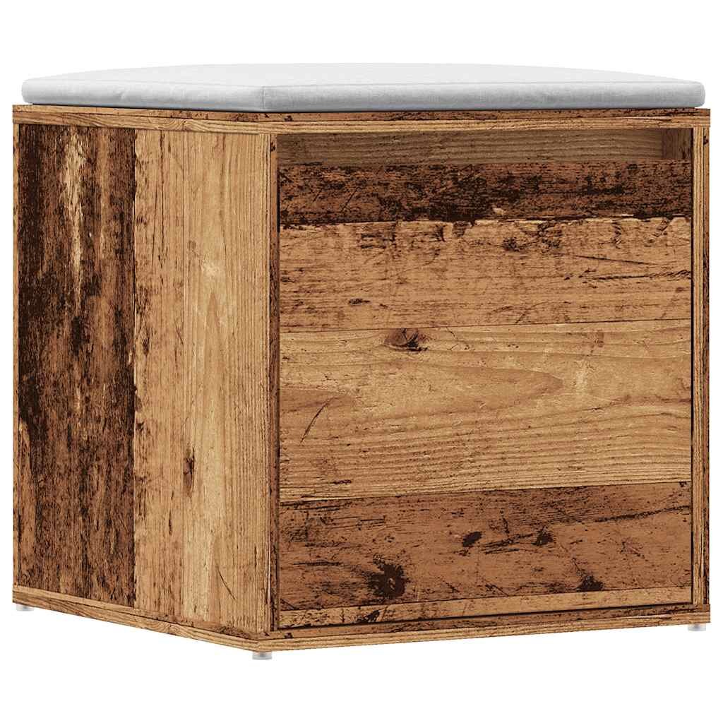 vidaXL Кутия чекмедже Стара дървесина 405x40x40cm Инженерна дървесина