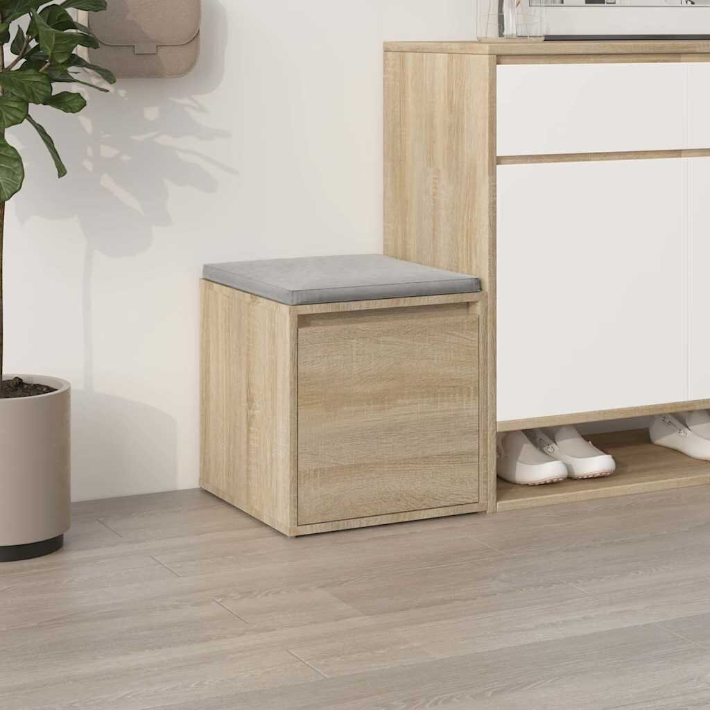vidaXL Кутия с чекмедже дъб сонома 405x40x40 см инженерно дърво