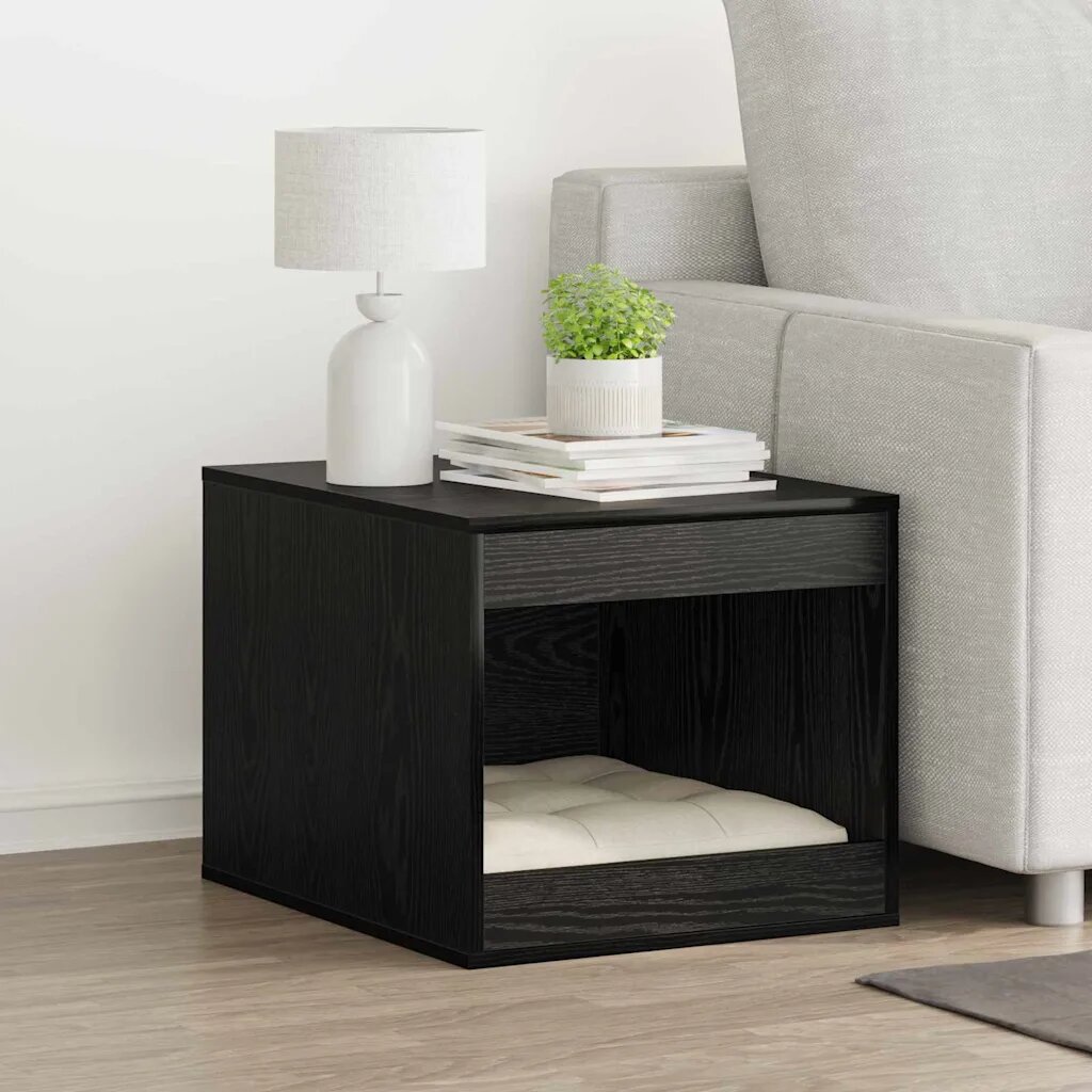 vidaXL Кутия за котешки отпадъци Черния дъб 47 x 59 x 42 см