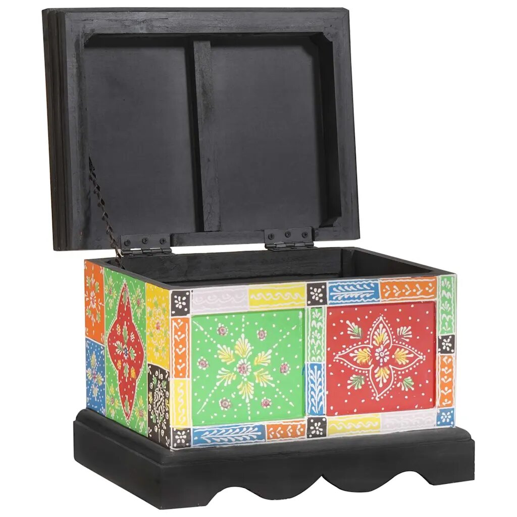vidaXL Кутия за съхранение Многоцветен 40 x 30 x 30 см