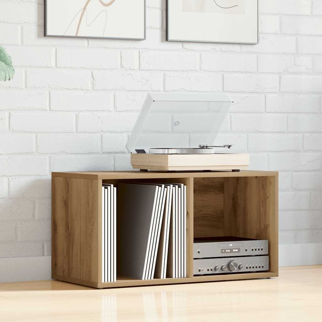 vidaXL Кутия за съхранение на LP Artisan Oak Инженерна дървесина