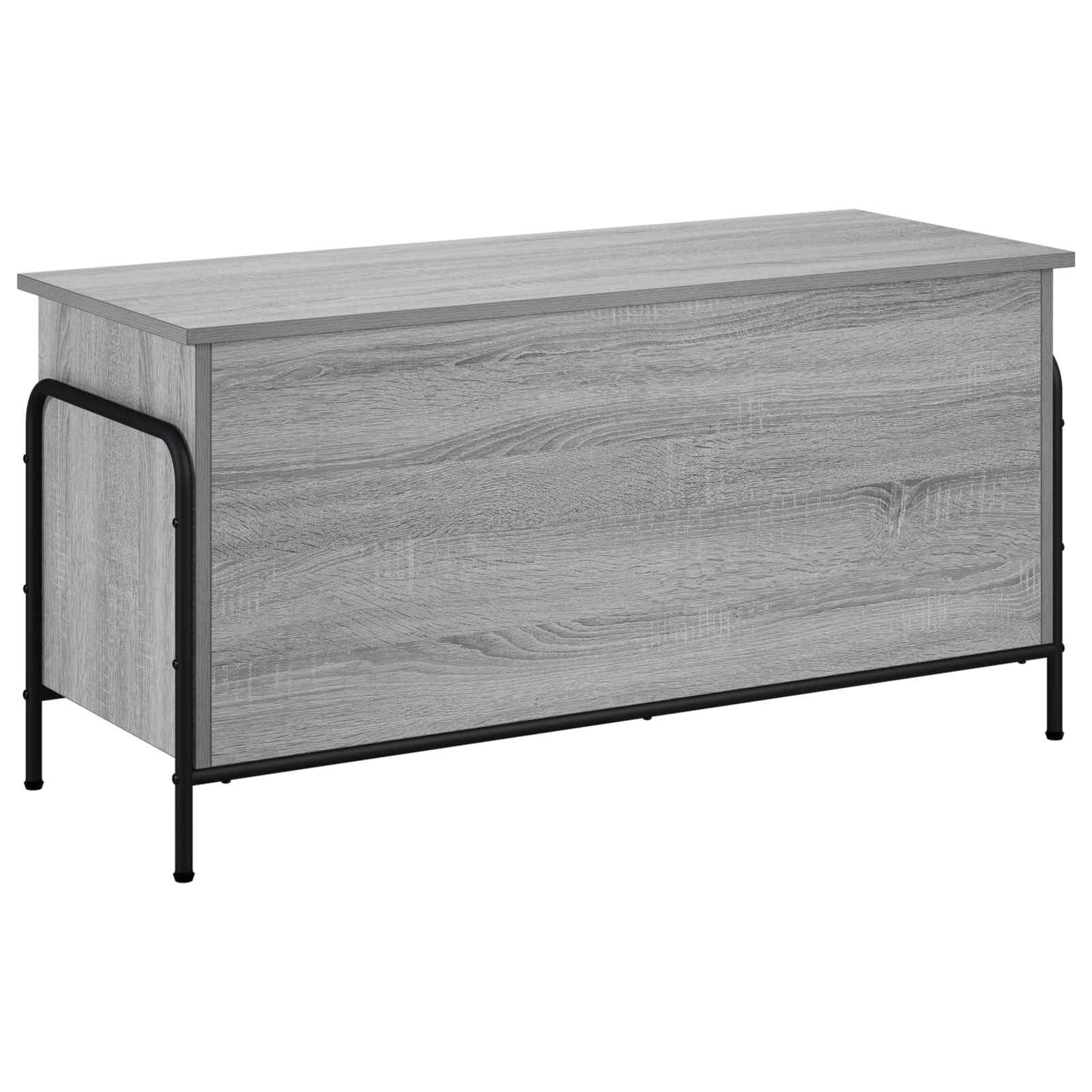 vidaXL Кутия за съхранение Сив Сонома 80 x 40 x 495 см
