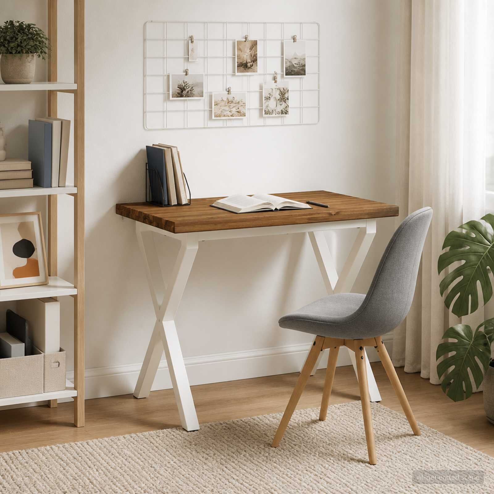vidaXL Квадратна хранителна маса 90 x 55 x 75 см