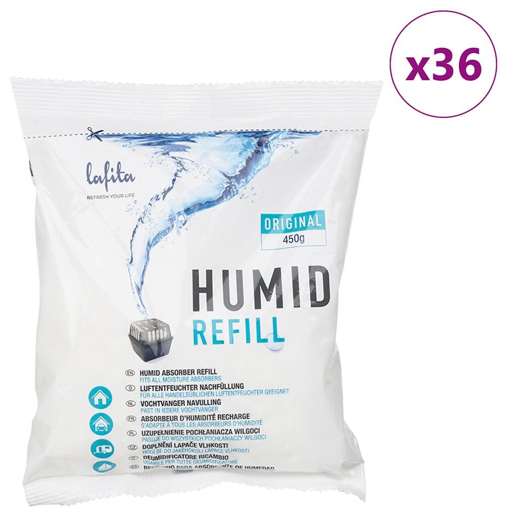 vidaXL Lafita Абсорбатор на влага 36 бр. 450 г