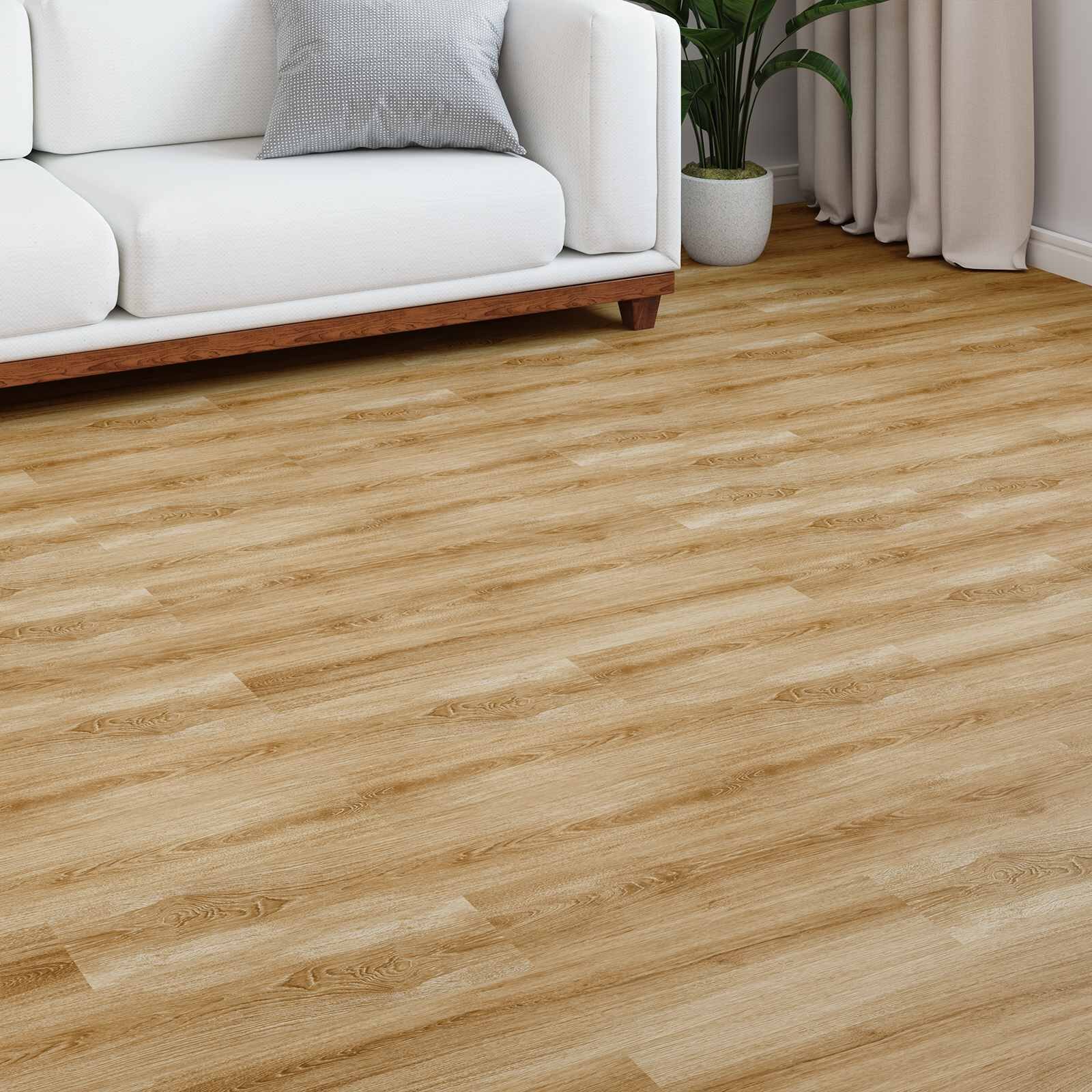 vidaXL Ламинатно Плочно Рустик кафяв 101 x 20 x 08 см 5 бр.