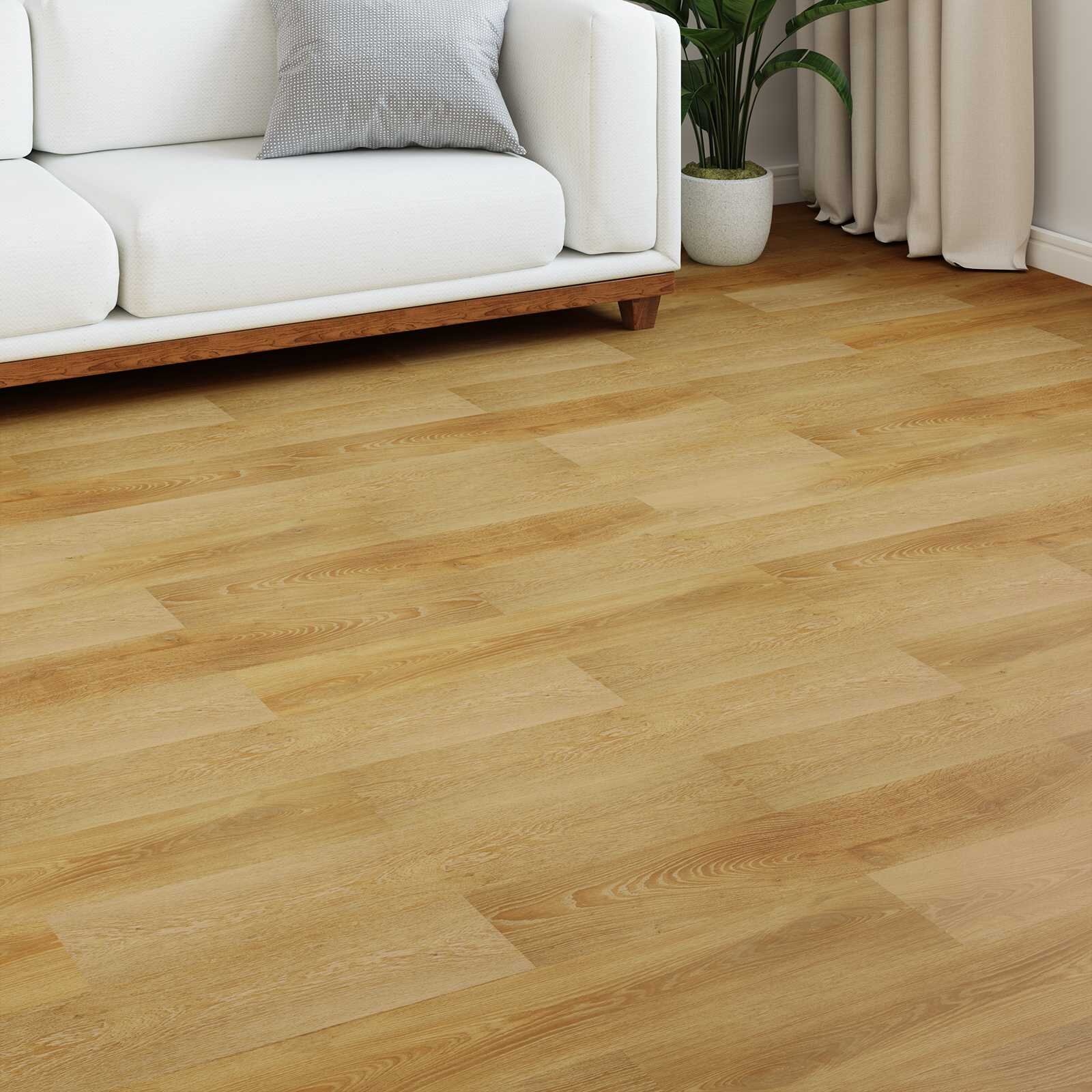vidaXL Ламинатно Плочно Златисто кафяво 101 x 20 x 08 см 5 бр.