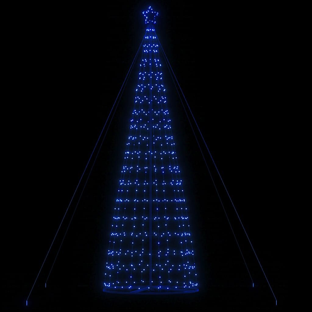 vidaXL LED коледна елха 1534 светодиода синьо 500 см