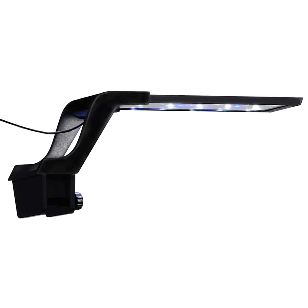 vidaXL LED лампа за аквариум със скоба 25-45 см синьо и бяло
