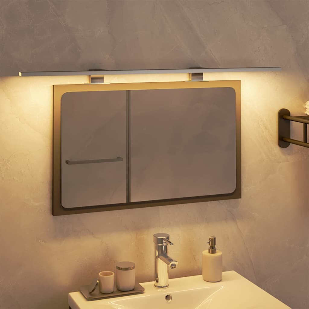 vidaXL LED лампа за огледало 13 W топло бяла 80 см 3000 K