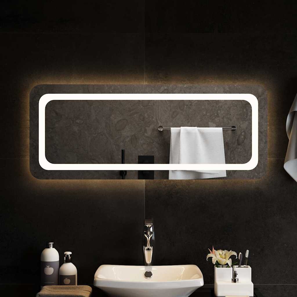 vidaXL LED огледало за баня 100x40 см