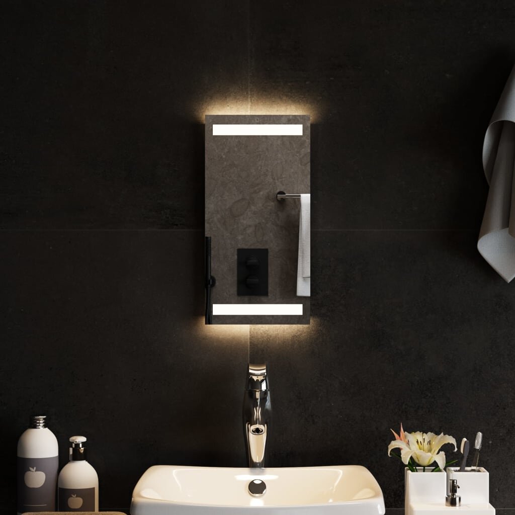 vidaXL LED огледало за баня 20x40 см