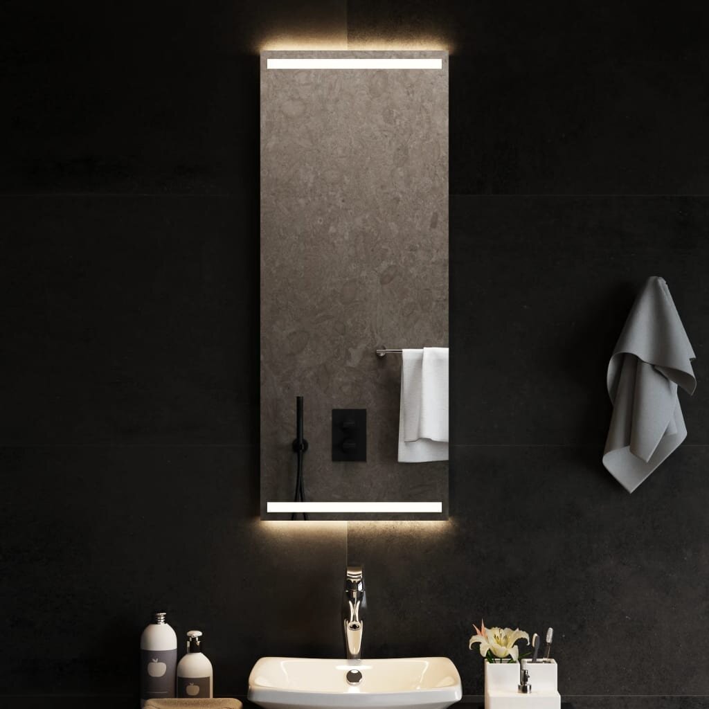 vidaXL LED огледало за баня 40x100 см