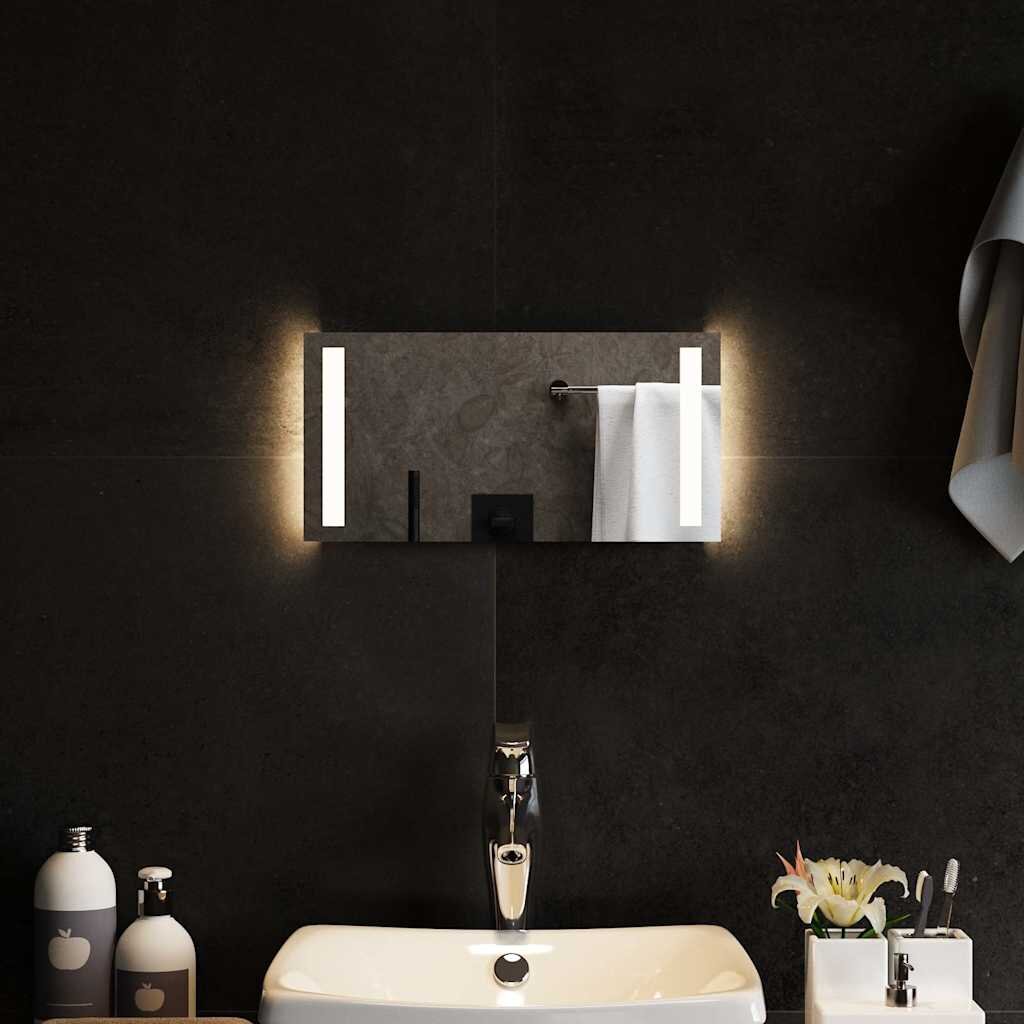 vidaXL LED огледало за баня 40x20 см