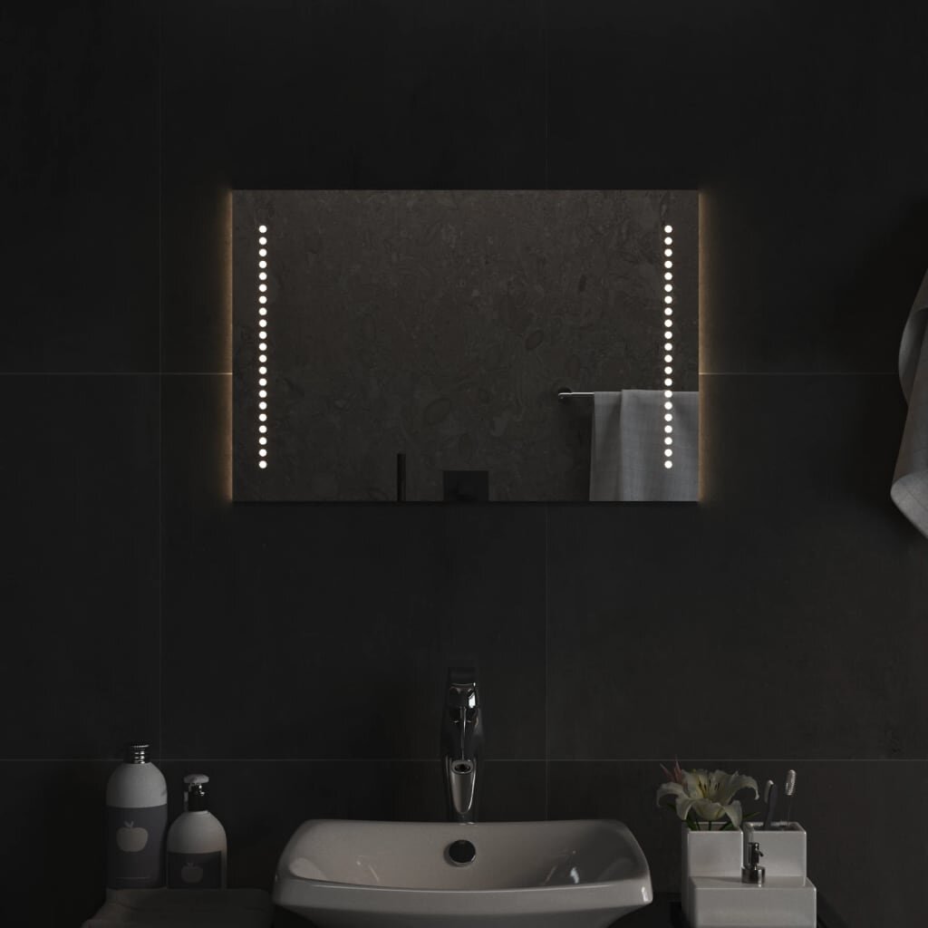 vidaXL LED огледало за баня 40x60 см