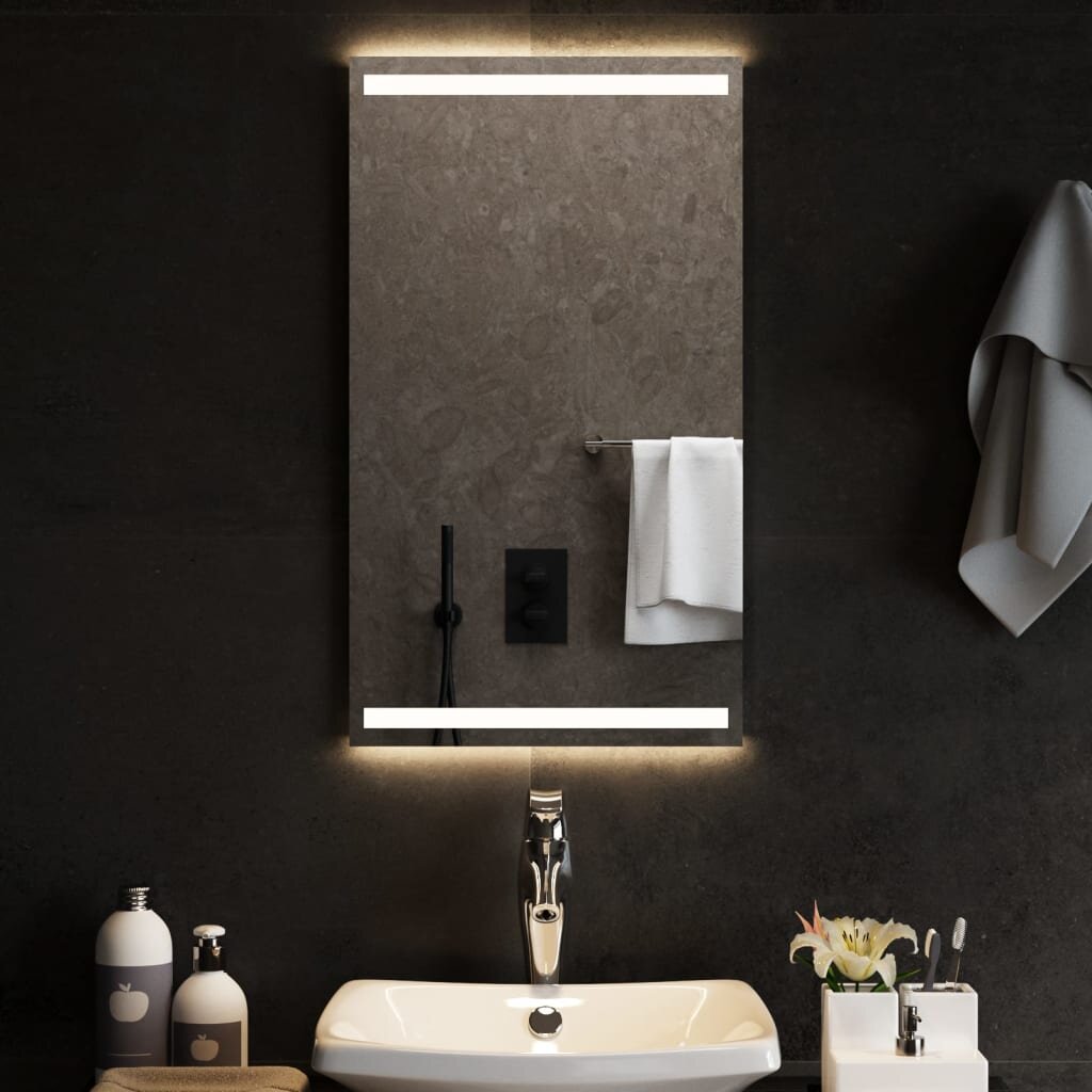 vidaXL LED огледало за баня 40x70 см