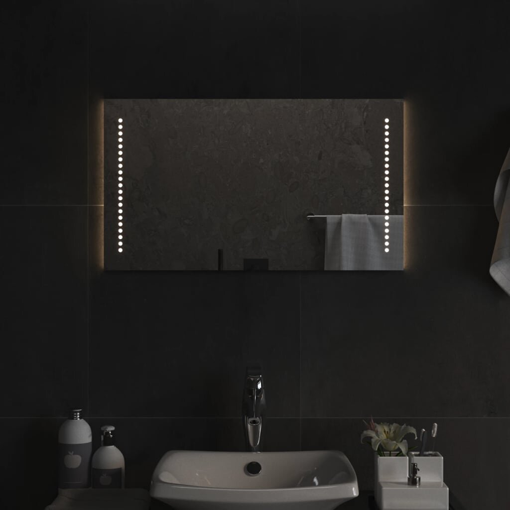 vidaXL LED огледало за баня 40x70 см