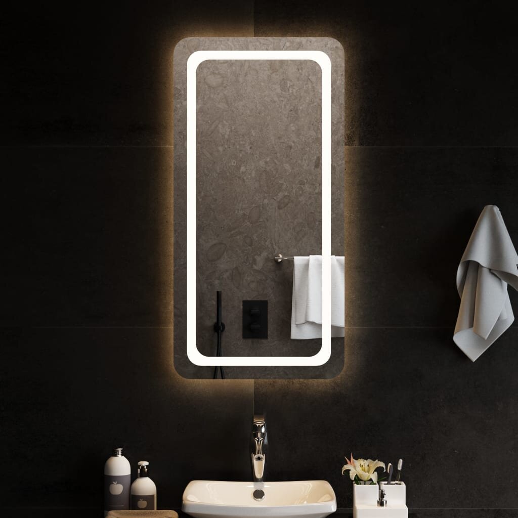vidaXL LED огледало за баня 50x100 см