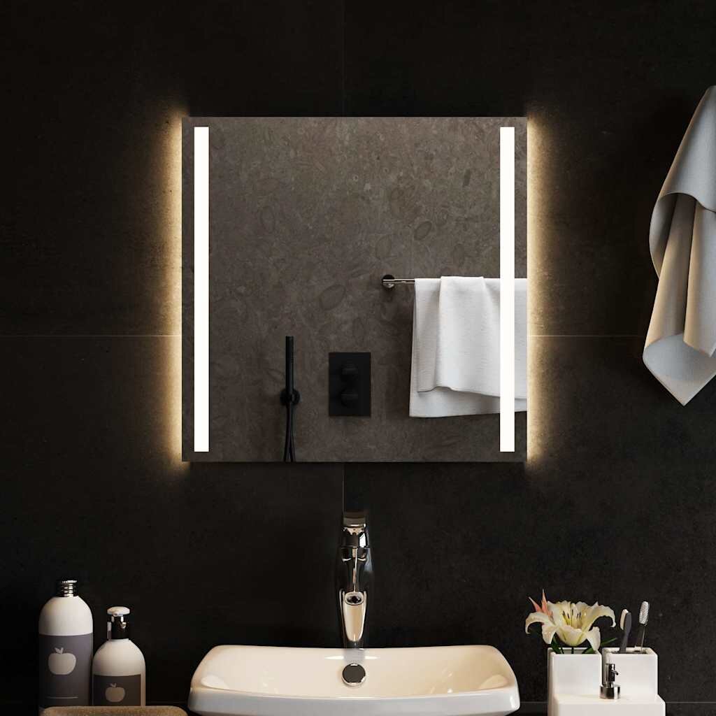vidaXL LED огледало за баня 50x50 см