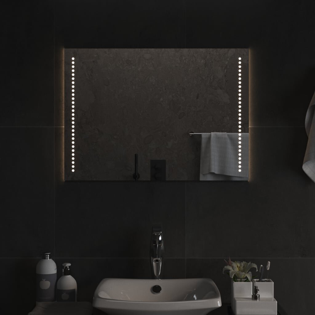 vidaXL LED огледало за баня 50x70 см