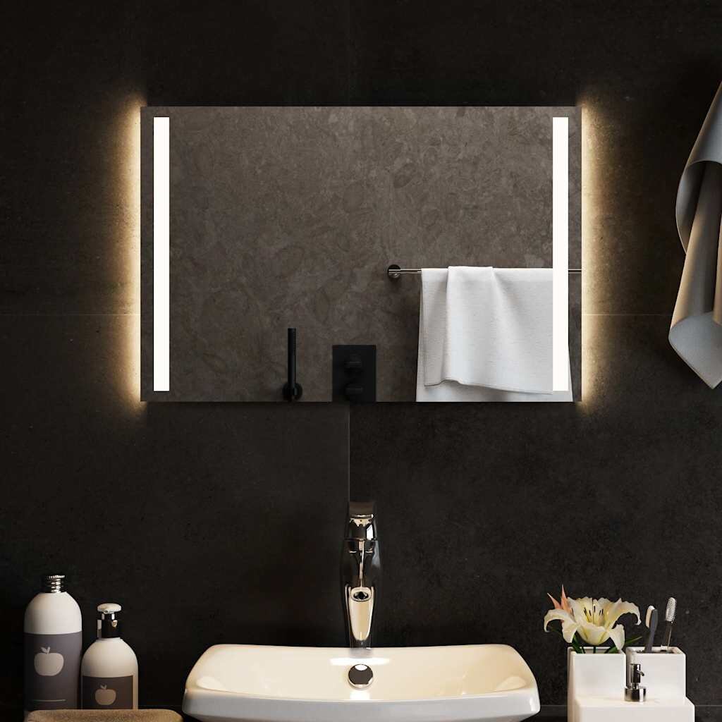 vidaXL LED огледало за баня 60x40 см