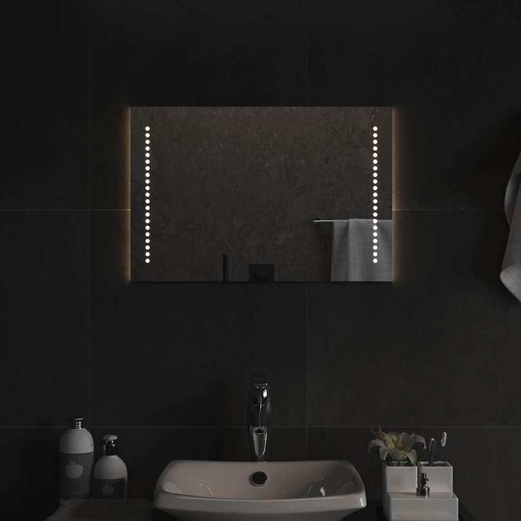vidaXL LED огледало за баня 60x40 см