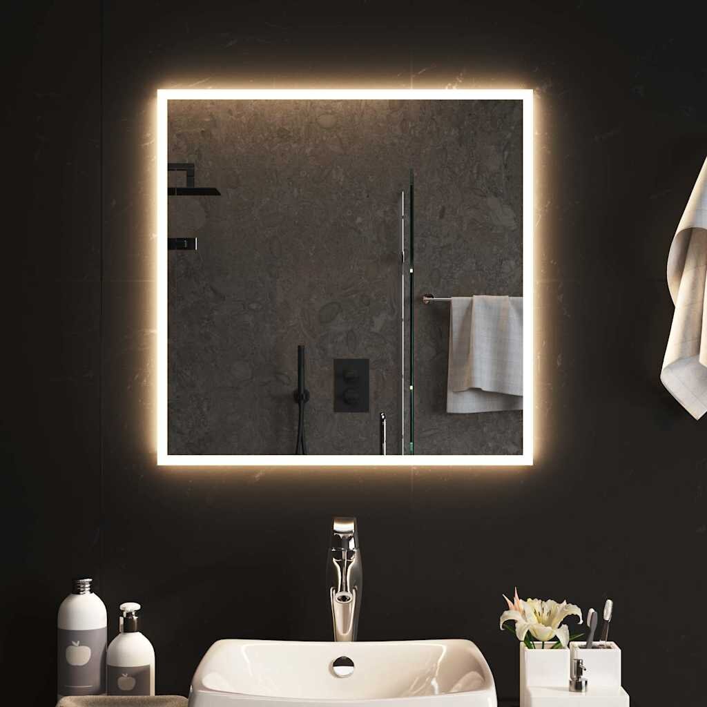 vidaXL LED огледало за баня 60x60 см