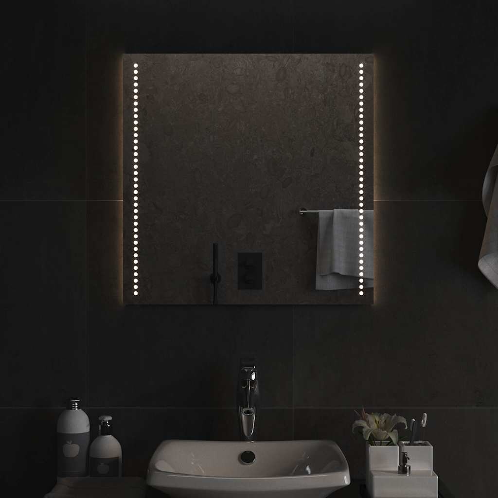 vidaXL LED огледало за баня 60x60 см