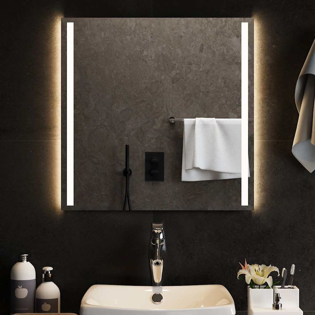 vidaXL LED огледало за баня 60x60 см