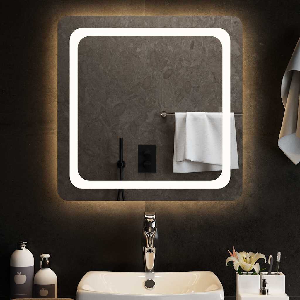 vidaXL LED огледало за баня 60x60 см
