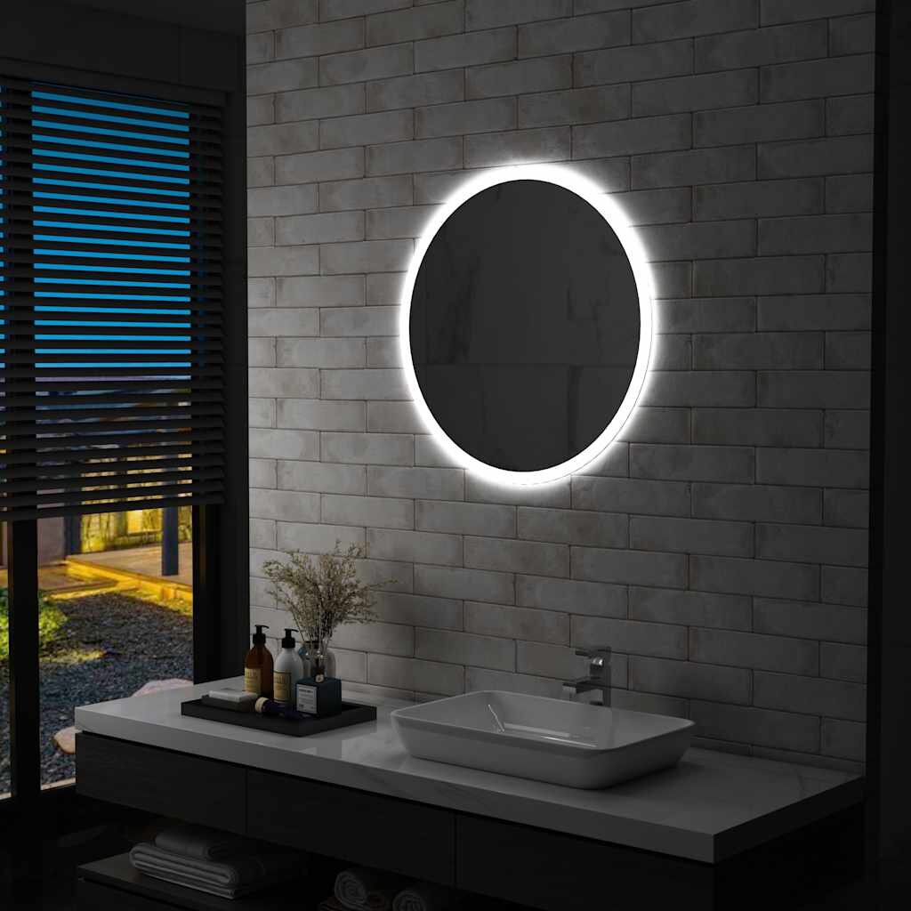 vidaXL LED огледало за баня 70 см