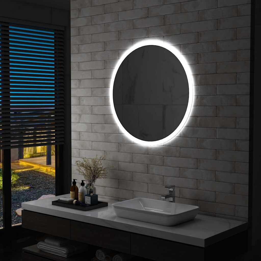 vidaXL LED огледало за баня 80 см
