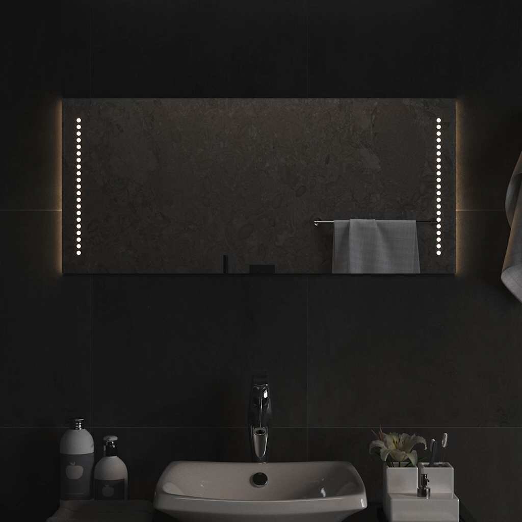 vidaXL LED огледало за баня 90x40 см