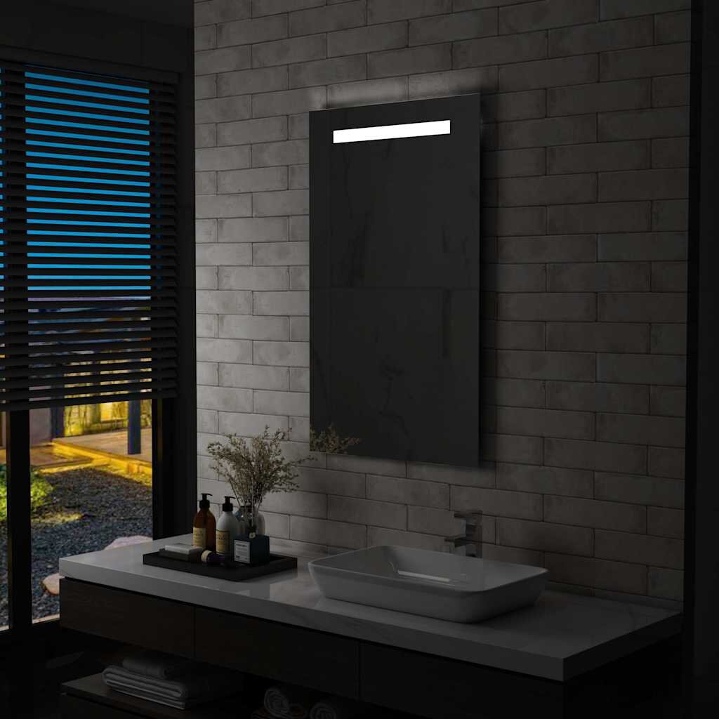 vidaXL LED стенно огледало за баня 60x100 см