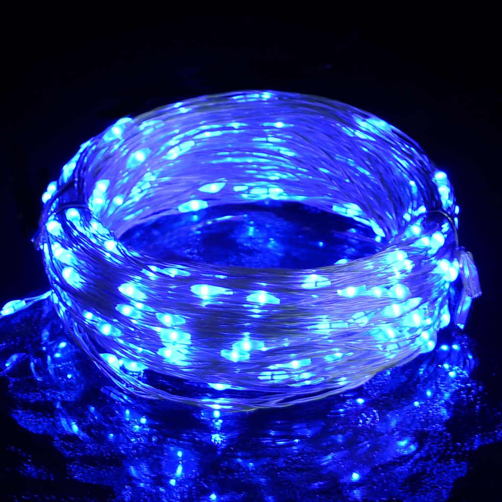 vidaXL LED стринг със 150 LED синьо 15 м